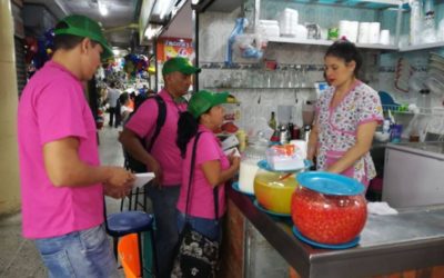 La Plaza de Mercado Central recibió la visita de EMPAS Manos Amigas