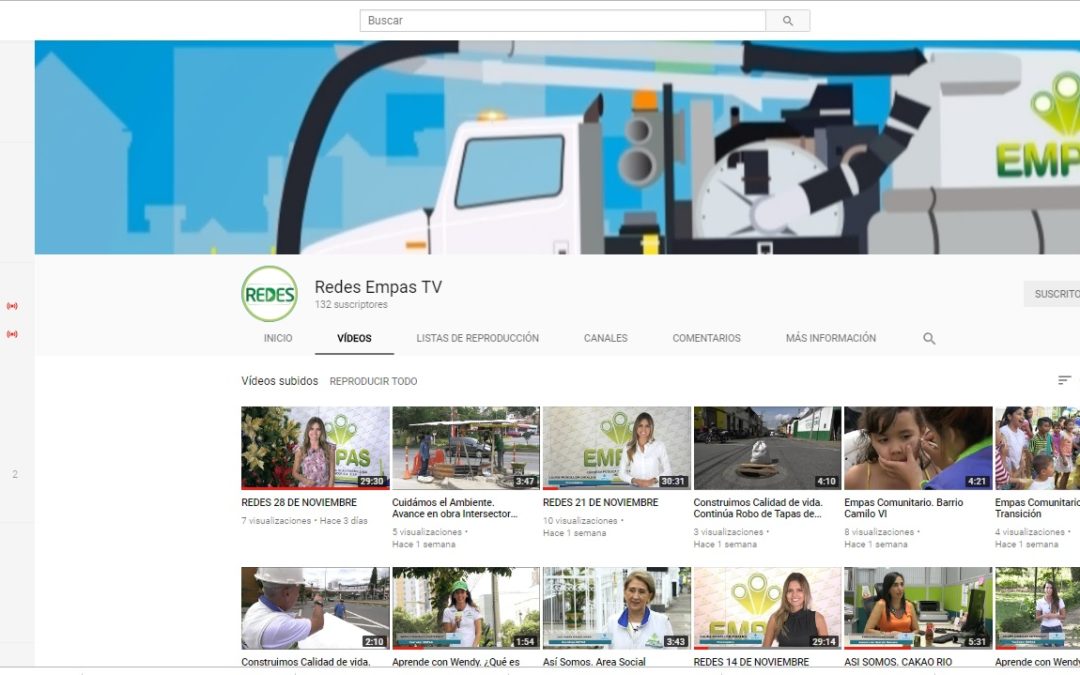 Siga nuestro Canal Youtube