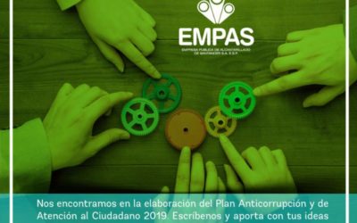 Participa en la construcción del Plan Anticorrupción y de Atención al Ciudadano 2019