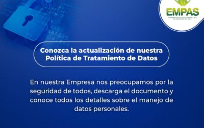 EMPAS actualizó la política de protección de información