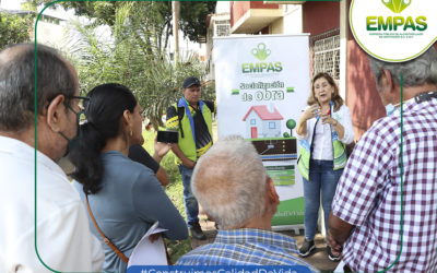 EMPAS dialogó con vecinos del barrio San Francisco sobre la reposición de su alcantarillado